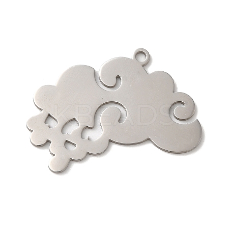 Non-Tarnish 201 Stainless Steel Pendants LS-STAS-B049-22P-1