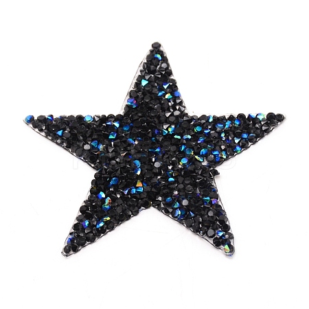 Star Glitter Hotfix Rhinestone DIY-WH0301-92C-01-1