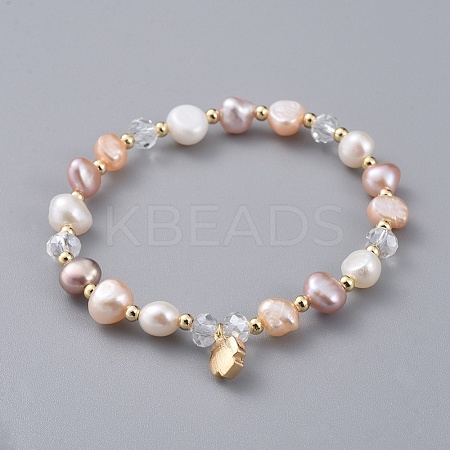 Charm Bracelets BJEW-JB04925-01-1