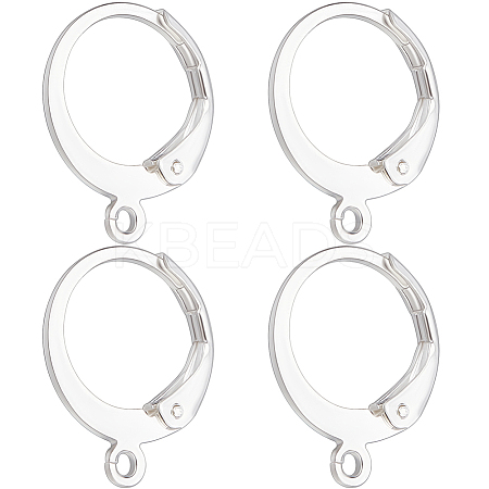100Pcs 304 Stainless Steel Leverback Earring Findings STAS-BBC0006-26-1