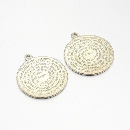 Tibetan Style Alloy Pendants LS-TIBEP-35029-P-RS-1