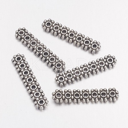 Tibetan Style Beads Spacers TIBEB-S034-AS-FF-1