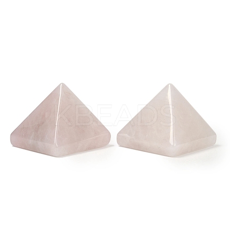 Natural Rose Quartz Orgonite Pyramid Display Decorations G-C186-08H-1