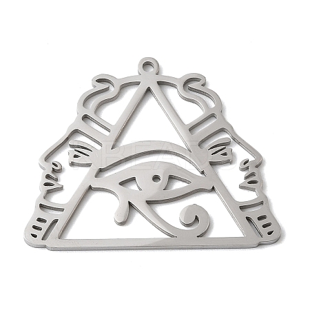 304 Stainless Steel Pendants STAS-H247-08P-1