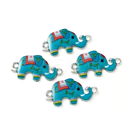 Zinc Alloy Connector Charms FIND-WH0108-91K-1