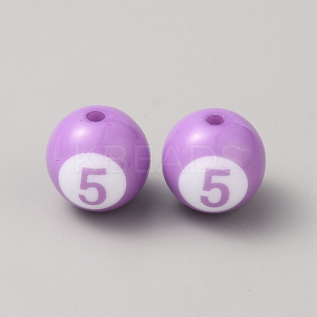 Opaque Acrylic Beads LS-OACR-TAC0013-03G-1