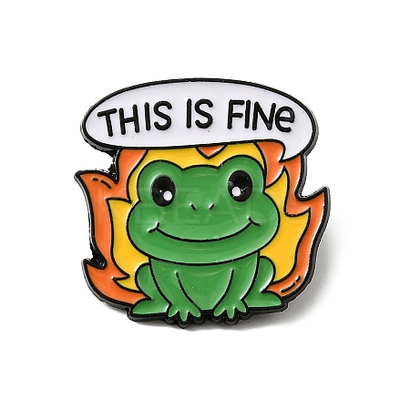 Fine Thmem Enamel Pin JEWB-K018-30A-EB-1
