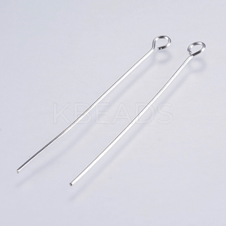 Non-Tarnish 304 Stainless Steel Eye Pins LS-X-STAS-F146-03P-40mm-1