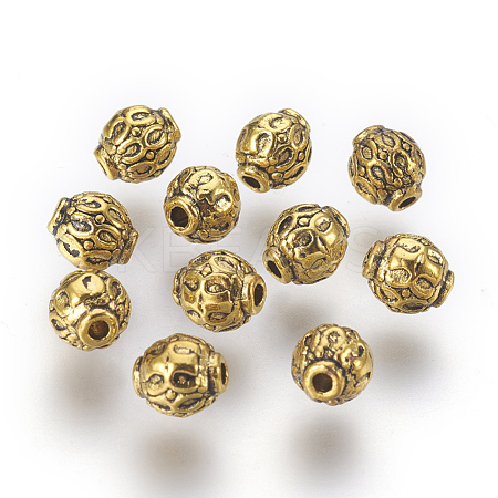 Tibetan Style Alloy Beads GLF0814Y-NF-1