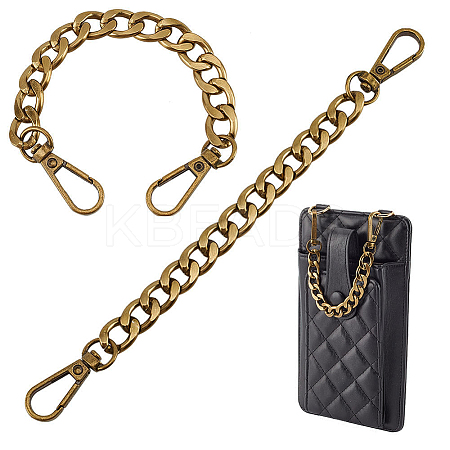 Aluminum Curb Chain Bag Shoulder Straps FIND-PH0010-43AB-1