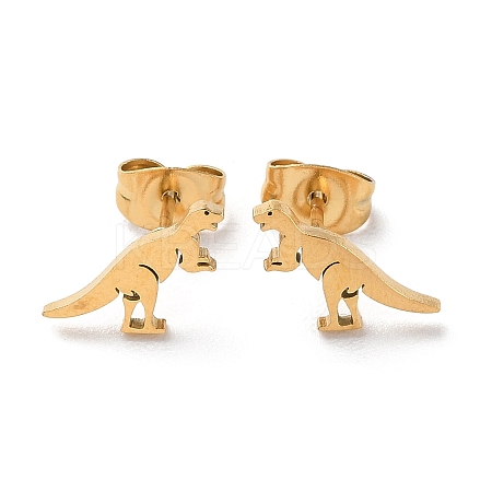 304 Stainless Steel Stud Earrings EJEW-B022-01G-1