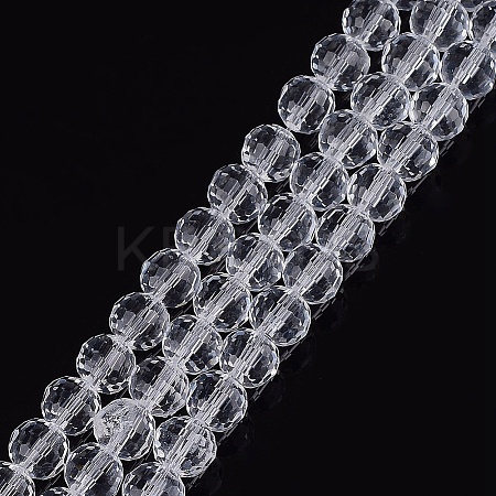Transparent Glass Bead Strands LS-GLAA-R095-6mm-15-1