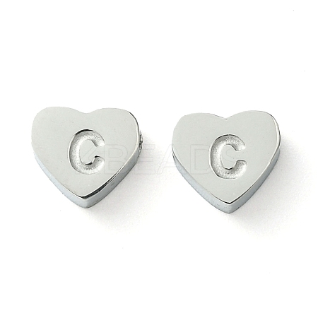 Tarnish Resistant 316L Surgical Stainless Steel Beads STAS-R230-01C-P-1-1
