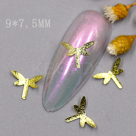 Textured Brass Nail Care Decoration Accessories MRMJ-WH0062-19G-1