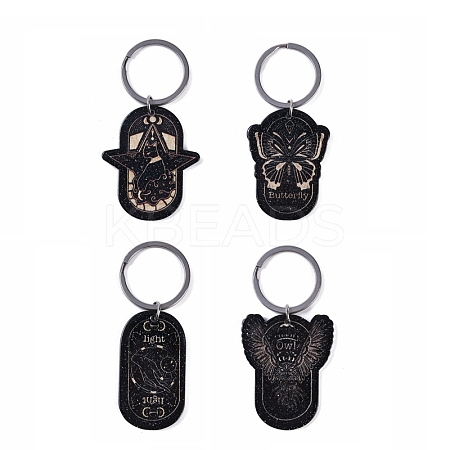 4Pcs Acrylic Keychain KEYC-JKC01005-S-1