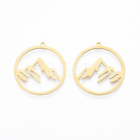 Ion Plating(IP) 304 Stainless Steel Pendants LS-A-STAS-N090-LA911-2-1