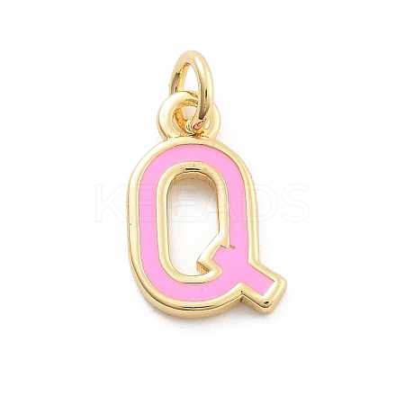 Rack Plating Brass Pendants KK-C065-02Q-G-1