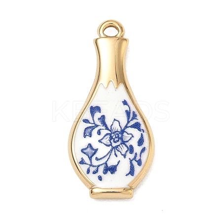 304 Stainless Steel Enamel Pendants SA-CBA800D-01C-G-1