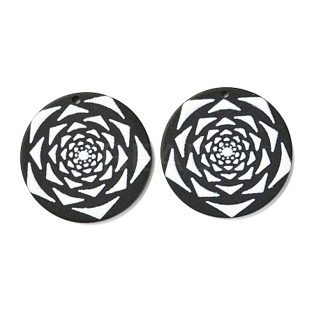 Opaque Acrylic Pendants SACR-L003-11-1