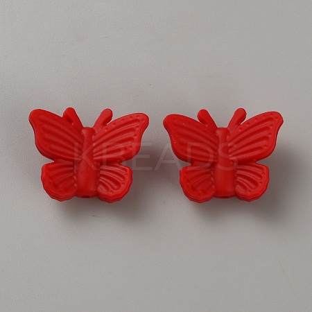 Butterfly Food Grade Eco-Friendly Silicone Focal Beads LS-SIL-CJC0009-03A-1