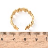 304 Stainless Steel Open Cuff Rings for Women RJEW-K309-15G-5