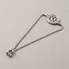 Crystal Rhinestone Interchangeable Snap Link Slider Bracelet Settings with Box Chains BJEW-WH0014-005A-2