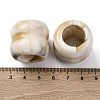 Two Tone Opaque Acrylic Beads OACR-Z025-01D-3