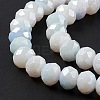 Ombre Effect Dyed Glass Beads Strands X-GLAA-C023-02A-5
