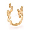 Ion Plating(IP) 304 Stainless Steel Cuff Open Rings for Women RJEW-N052-21G-3