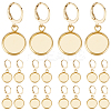30Pcs 304 Stainless Steel Leverback Earring Findings EJEW-AB00017-1