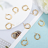 201 Stainless Steel Hoop Earrings EJEW-UN0001-30-5
