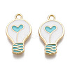 Alloy Enamel Pendants FIND-N048-021C-2