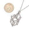 3Pcs 3 Sizes 304 Stainless Steel Macrame Pouch Empty Stone Holder Necklace Making NJEW-JN05239-4