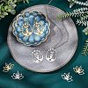 8Pcs 4 Styles 201 Stainless Steel Pendants STAS-UN0033-89-3