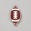 Zinc Alloy Enamel Sport Connector Charms FIND-CJC0437-009A-08-1