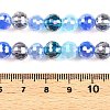 Electroplate Glass Bead Strands GLAA-Z006-01I-2