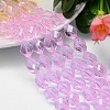 Faceted Polyhedron K9 Glass G-M190-11x8mm-03A-1