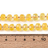 Heated Natural Citrine Beads Strands G-N327-08A-11-5