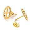 201 Stainless Steel Stud Earring Findings STAS-D045-20G-2