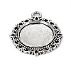 Zinc Alloy Pendant Settings for Cabochon & Rhinestone LS-KHDZ-PALLOY-A15290-AS-1