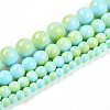 Baking Paint Glass Beads Strands DGLA-N003-8mm-C04-2