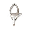316 Stainless Steel Lobster Claw Clasps LS-STAS-C154-02C-P-1