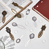 10Pcs Tibetan Style Tortoise Bookmark Cabochon Settings TIBE-ME0001-11-4