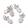 Non-Tarnish 201 Stainless Steel Pendants STAS-S105-LA415-1-1