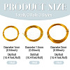 3 Rolls 3 Styles Round Aluminum Wire AW-TADJ0001-03C-3
