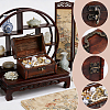 Retro Rectangle Wooden Storage Treasure Chests for Trinkets AJEW-WH0871-84A-3