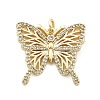 Brass Micro Pave Cubic Zirconia Pendants KK-A237-01E-G-1