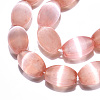 Dyed Natural Selenite Beads Strands G-T138-233I-3
