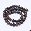Natural Bronzite Beads Strands X-G-D745-6mm-2