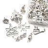 32Pcs 8 Styles Tibetan Style Alloy Charms TIBE-FP0001-07-4